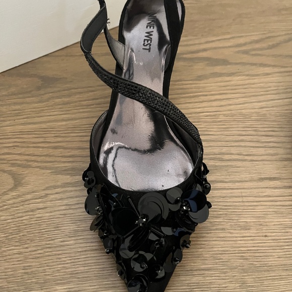 Black fancy stilettos - size 7 - Picture 1 of 5